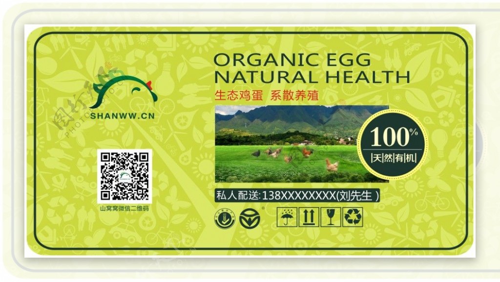 生态鸡蛋卡纸