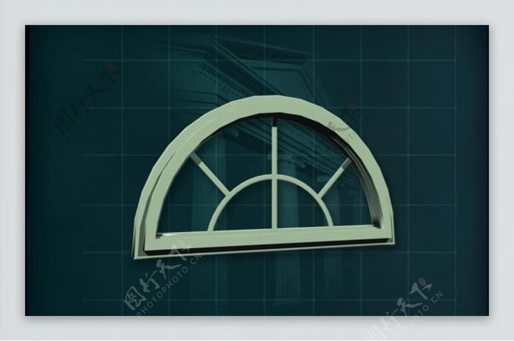 门窗构件之窗户3D模型窗户016