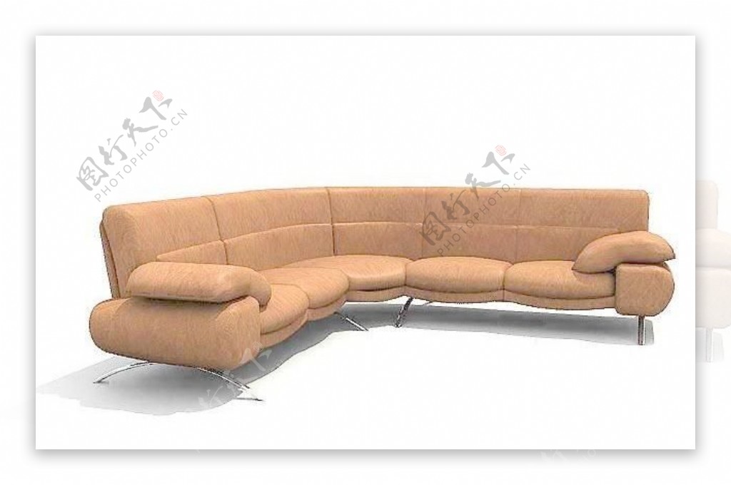 品牌家具MUSTERRING3DMAX模型MUSTERRING003创意沙发