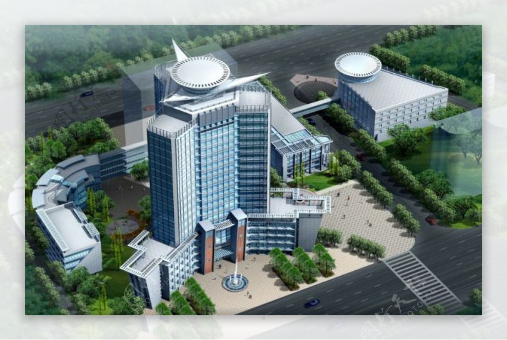 行政中心大楼3D模型