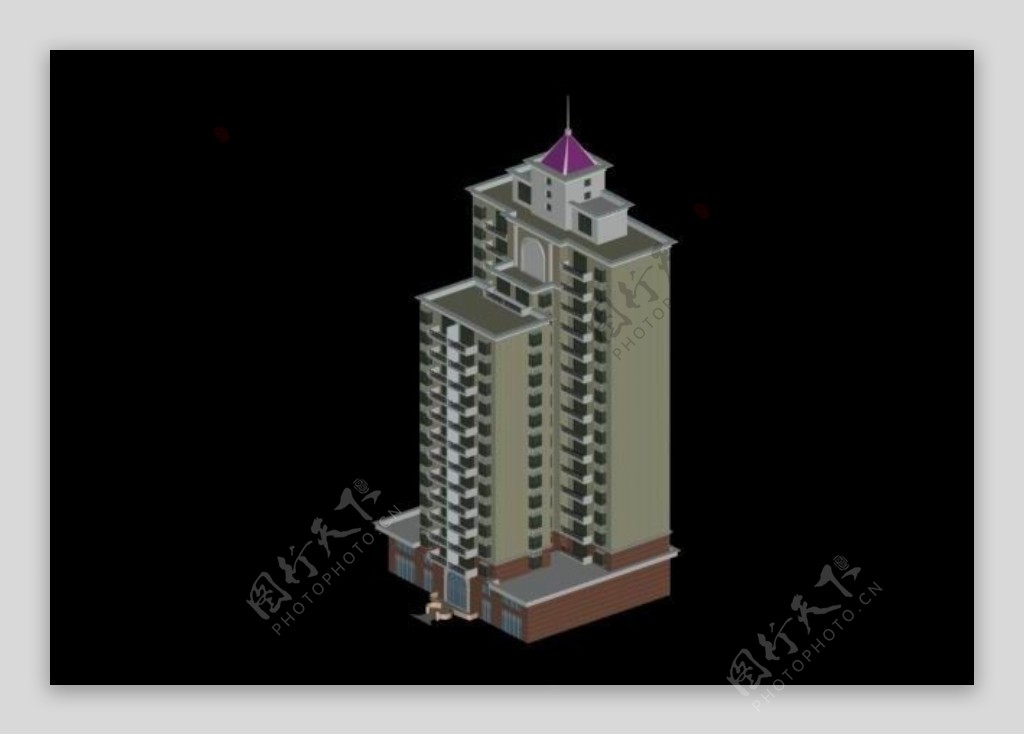 居民住宅区3D模型