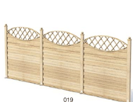 室外模型木桥和栅栏3d素材装饰素材9