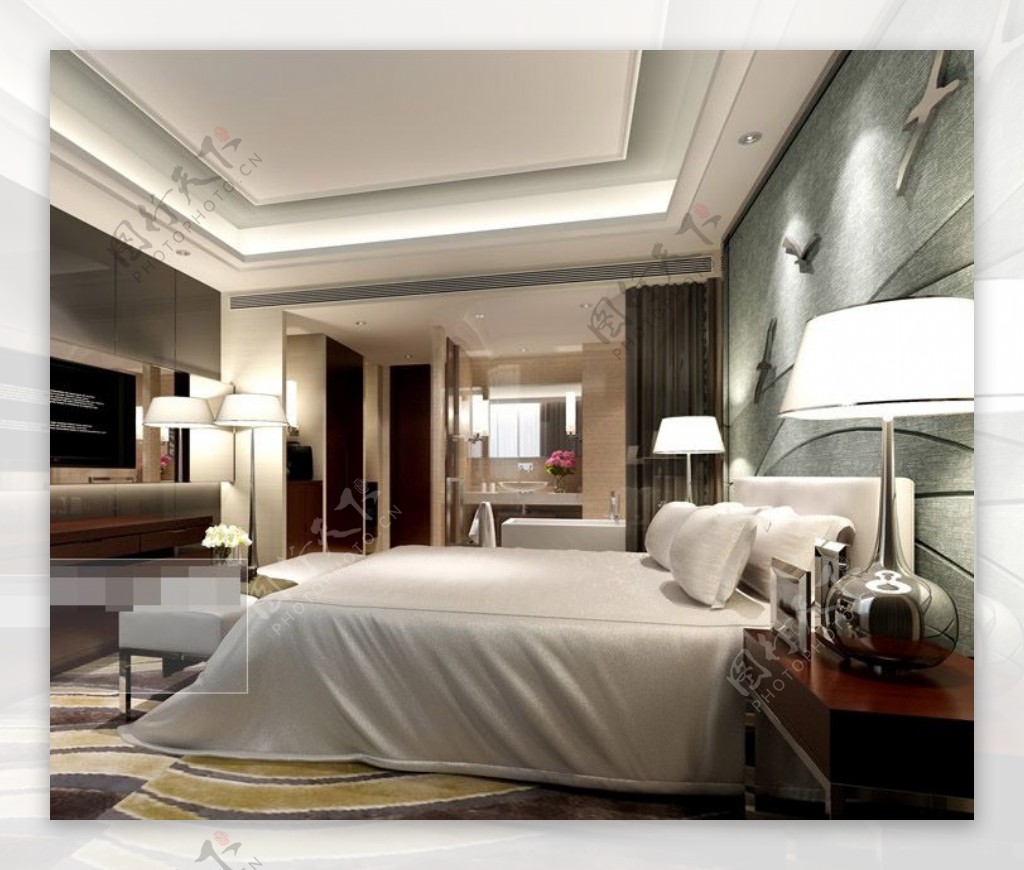 温馨卧室图片素材-编号00924482-图行天下