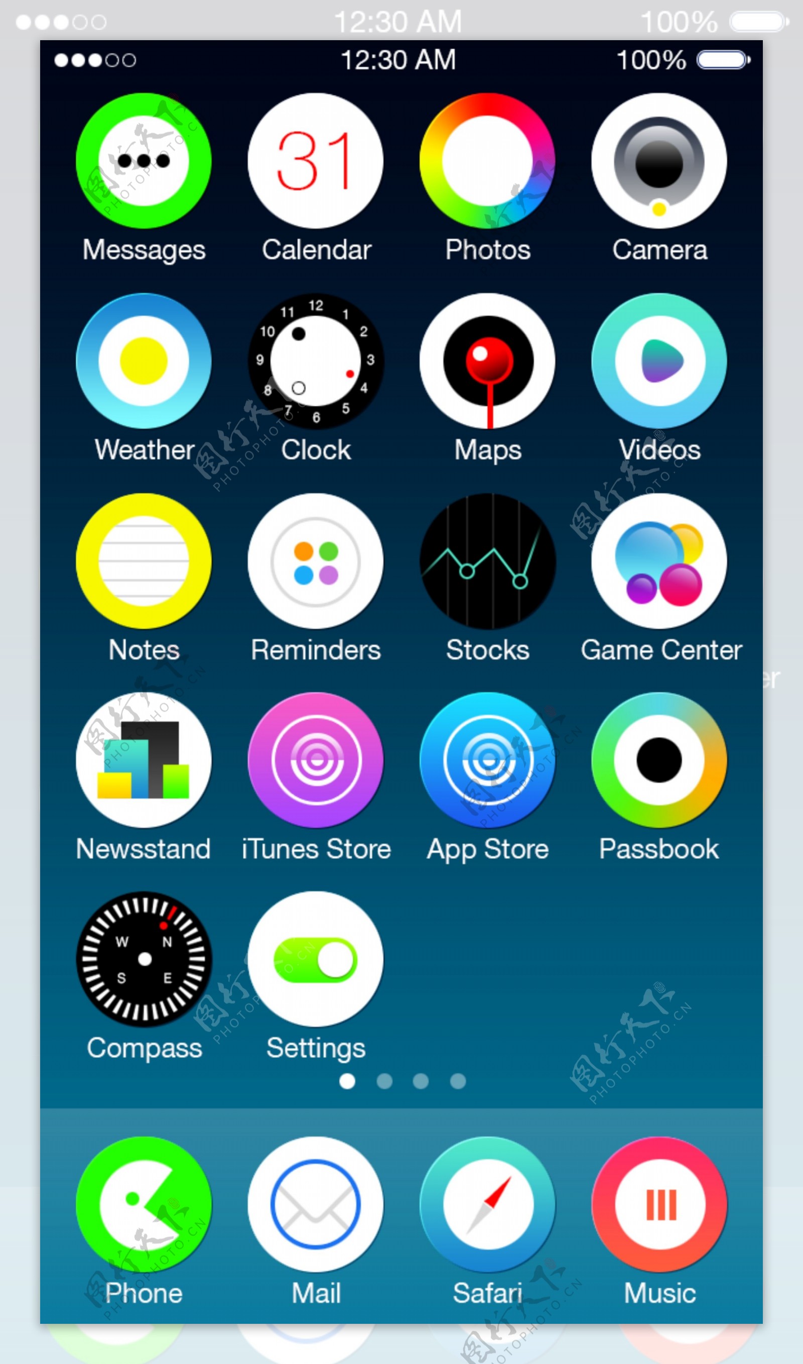 ios7ui概念图片