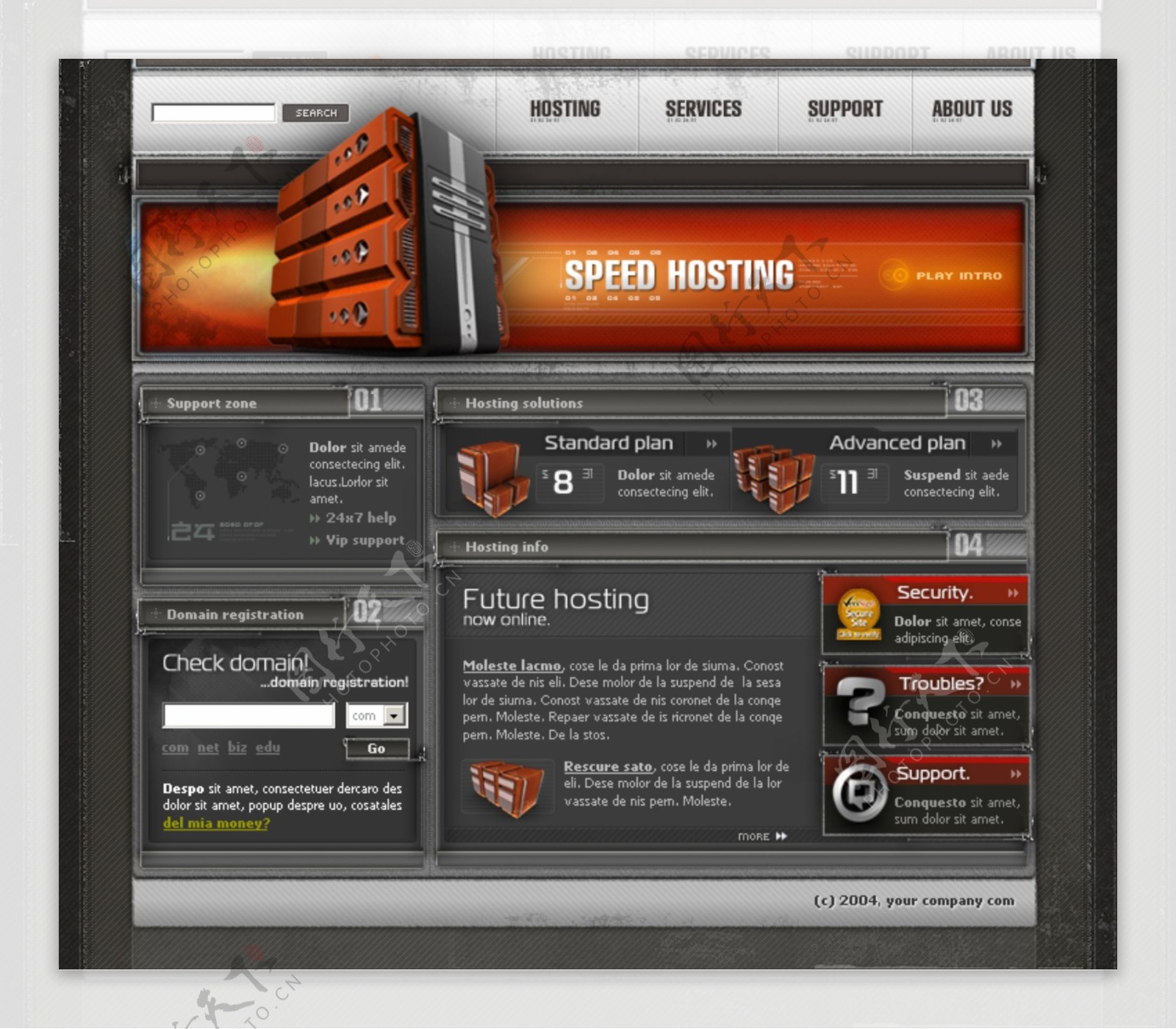设计网站模板服务器建站图片