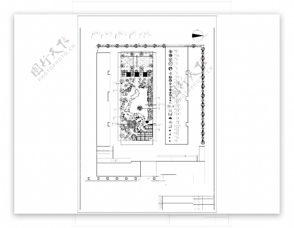 庭院景观CAD图纸