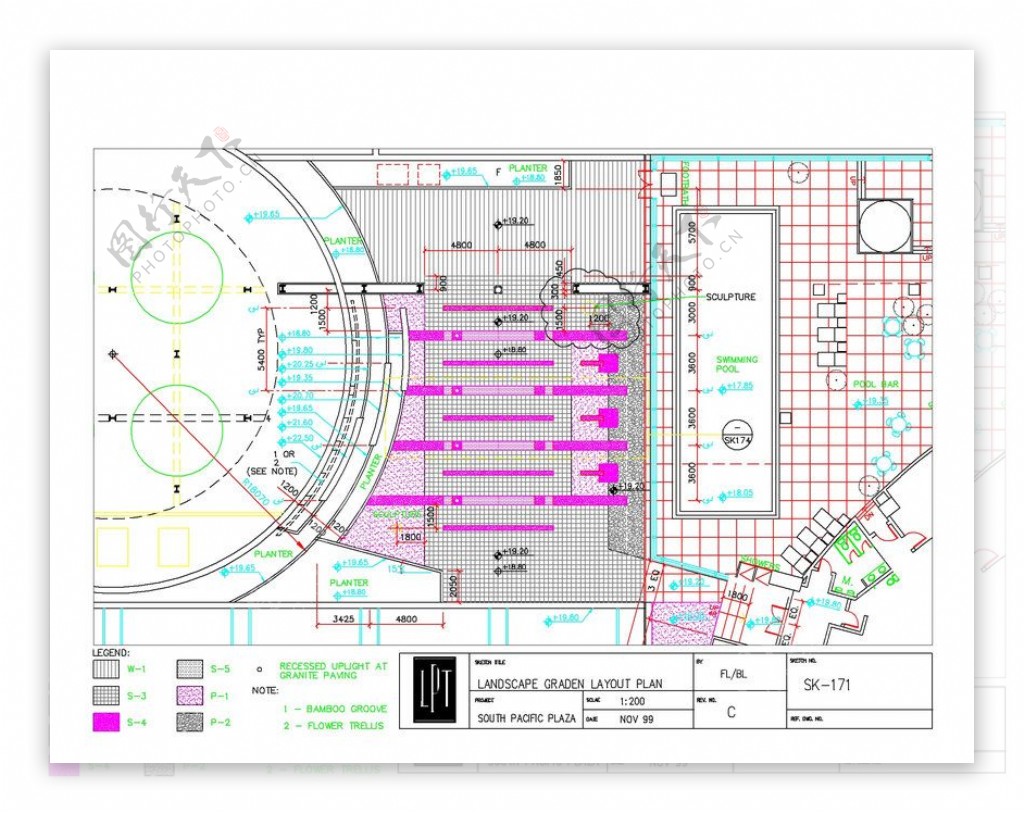 公园建筑详图景观cad建筑