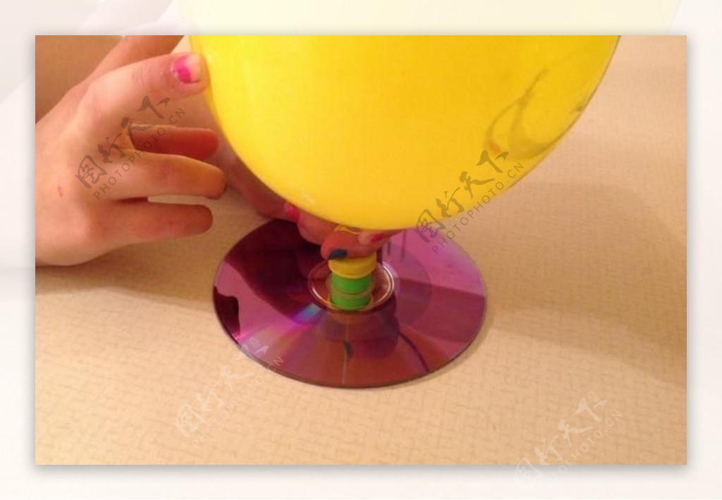 光盘CD气球气垫船