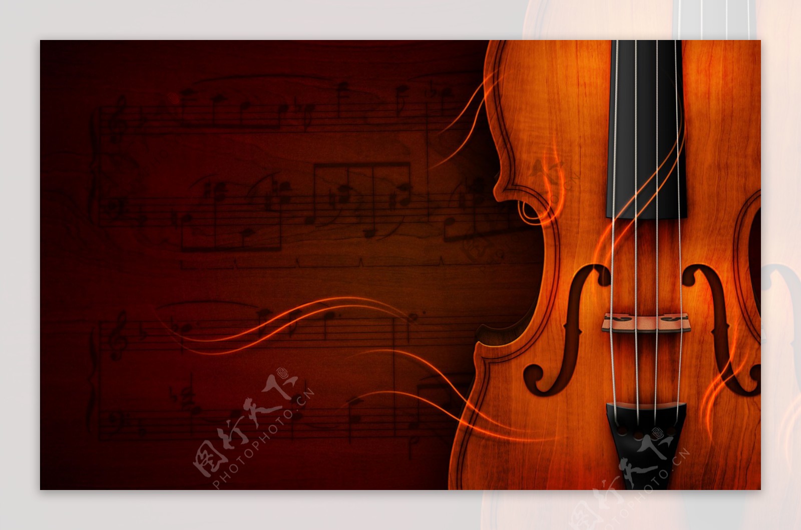 小提琴背景图