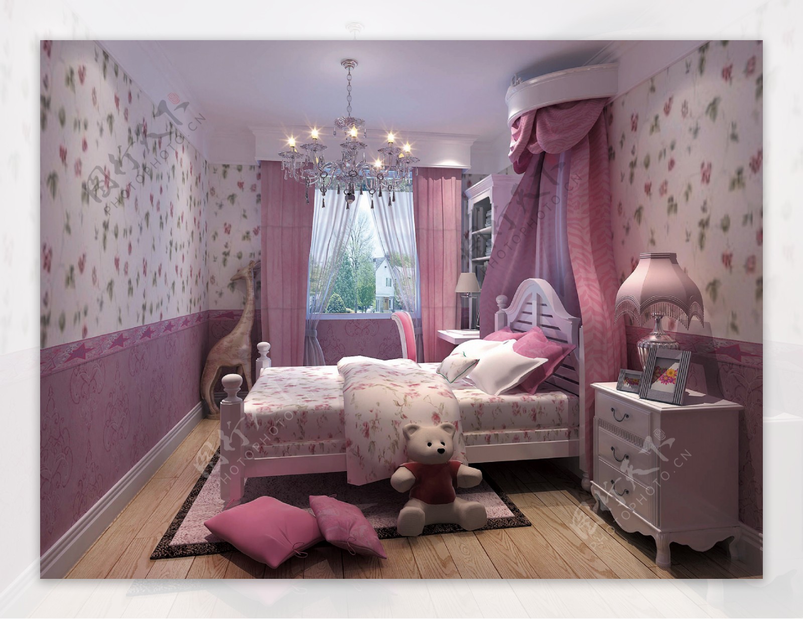 儿童卧室装饰图片