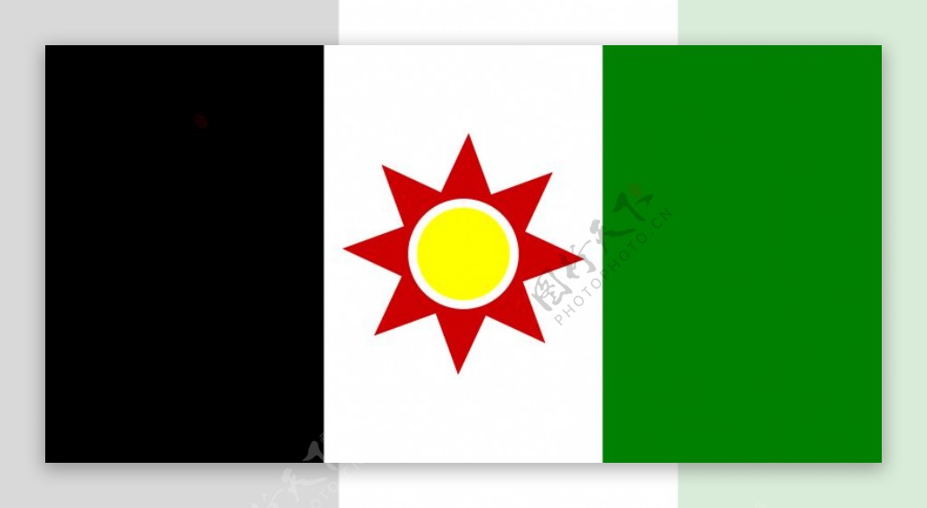 1959年至1963年之间的伊拉克国旗