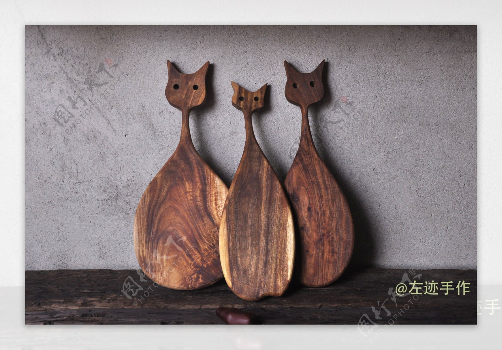 原木猫系列面包板图片