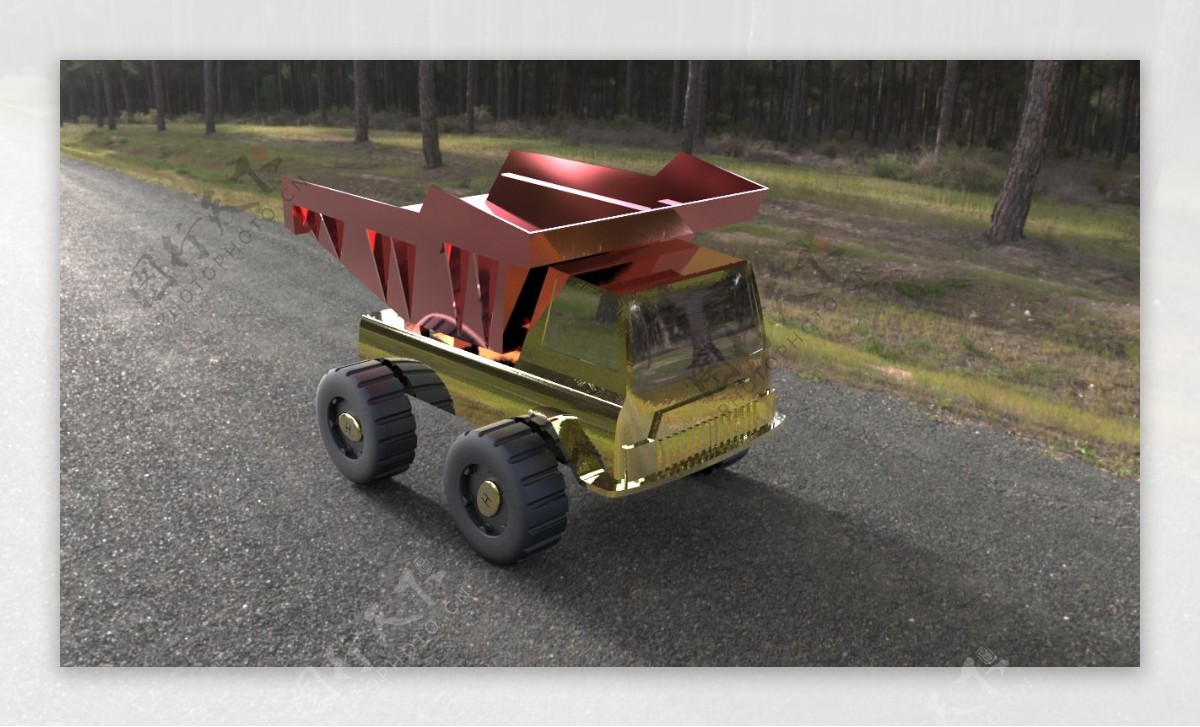 下载卡车3D打印