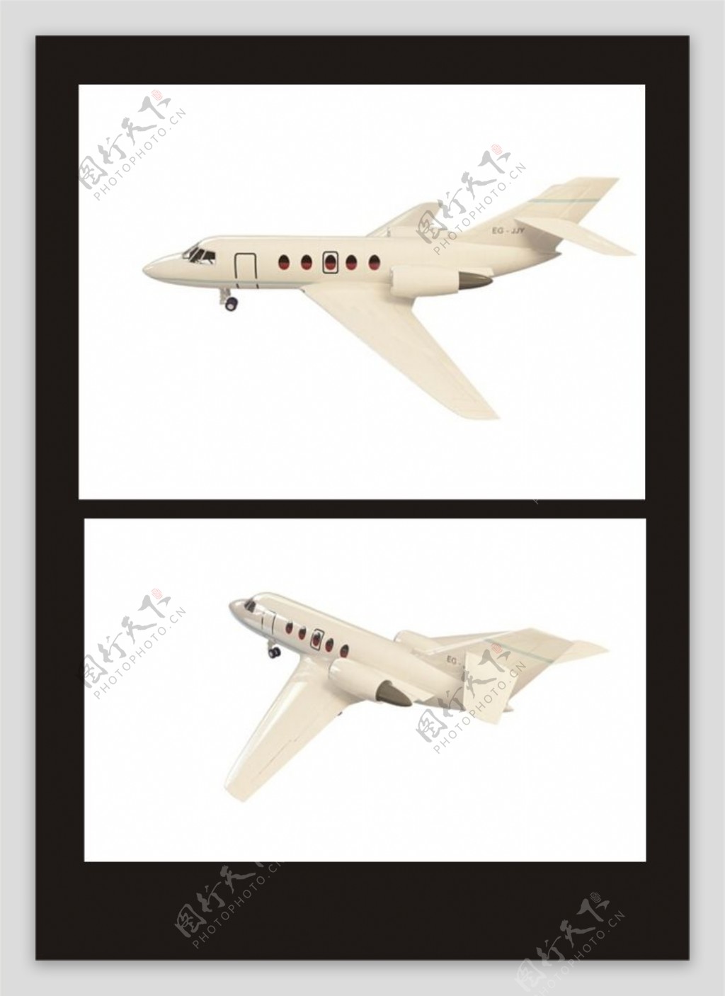 小型客机3d模型