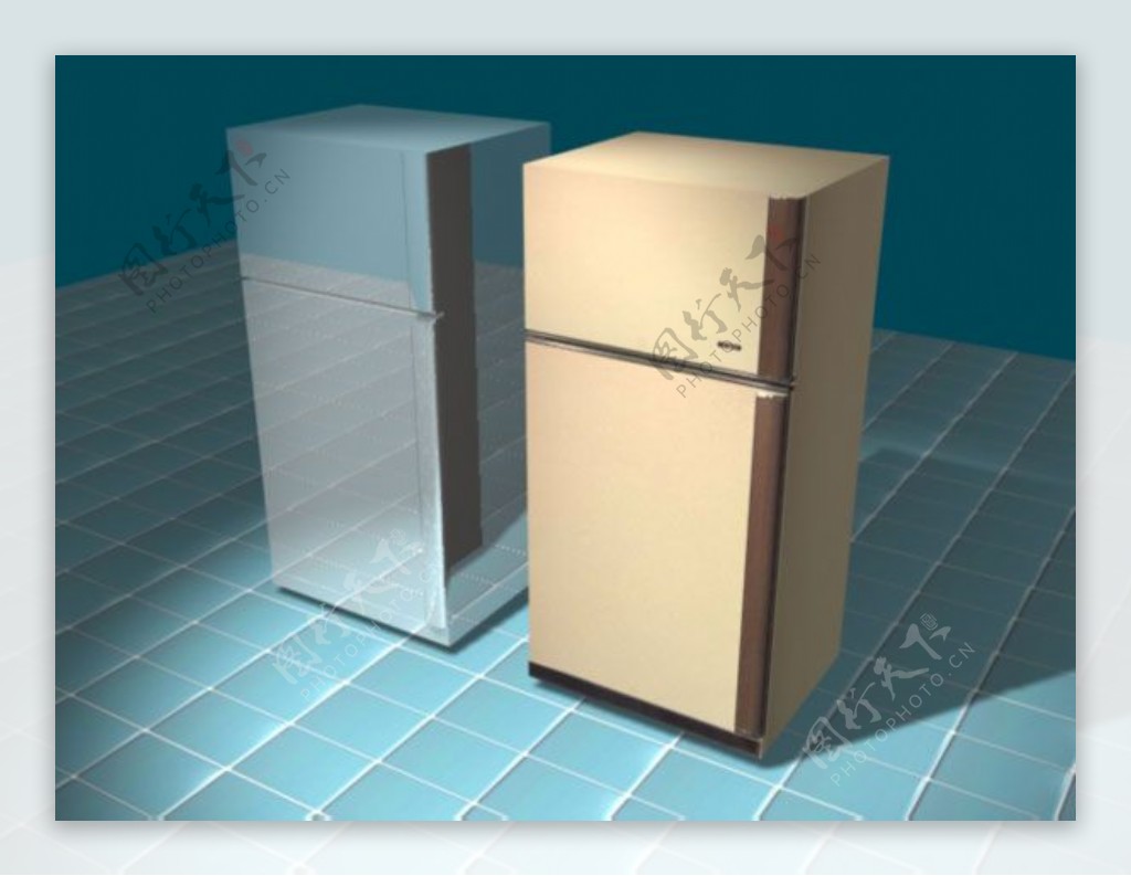 电冰箱模型图