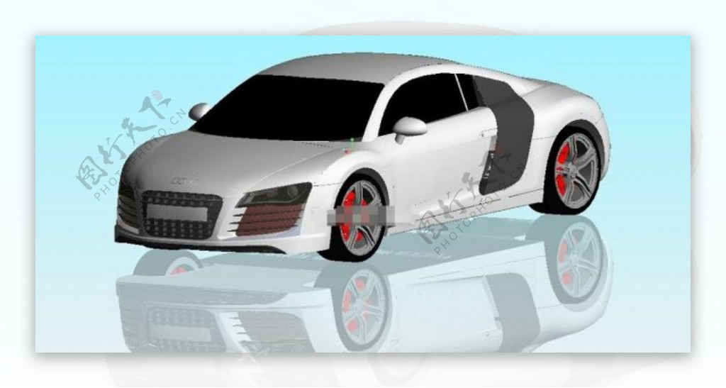 奥迪轿跑3D模型