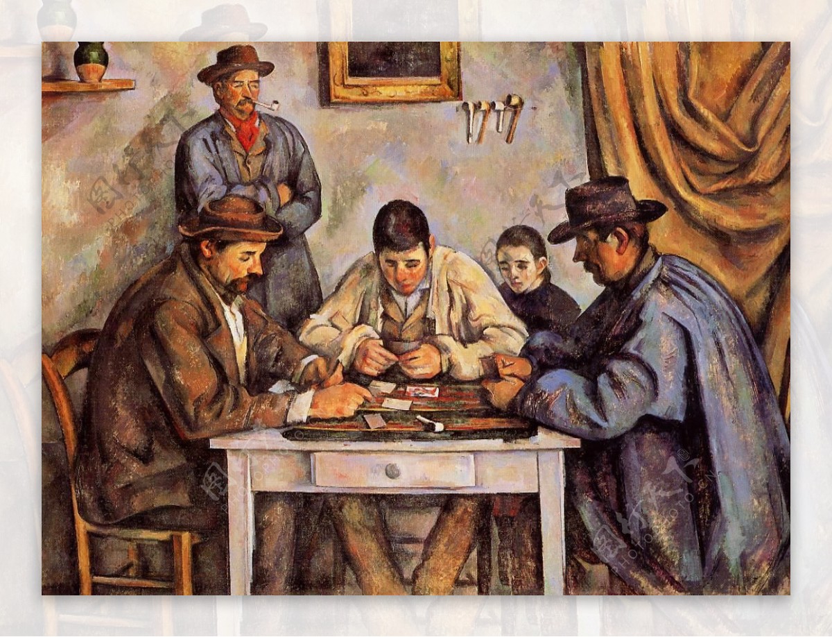 PaulCzanne0303法国画家保罗塞尚paulcezanne后印象派新印象派人物风景肖像静物油画装饰画