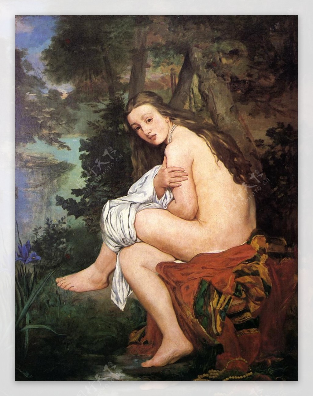 EdouardManet0162法国画家爱德华马奈EdouardManet印象派人物女性风景静物人体油画装饰画