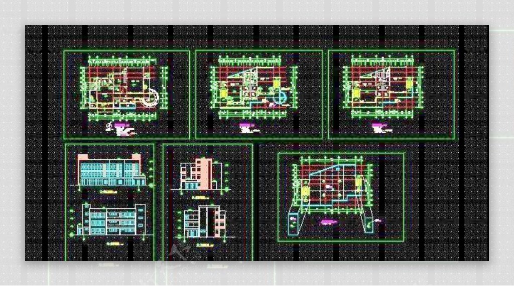 福建三层幼儿园建筑设计图