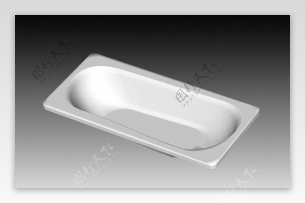 厨卫设施之贝斯特浴缸33D模型
