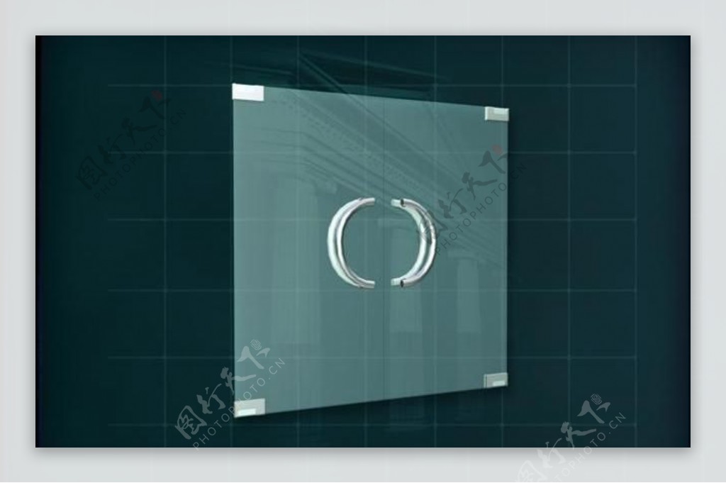 门窗构件之大门3D模型大门005