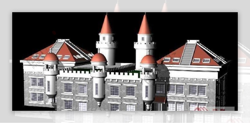 欧式古堡建筑