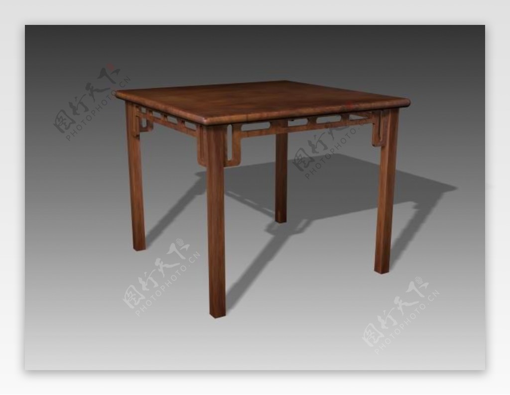 中式桌子3d模型桌子图片86