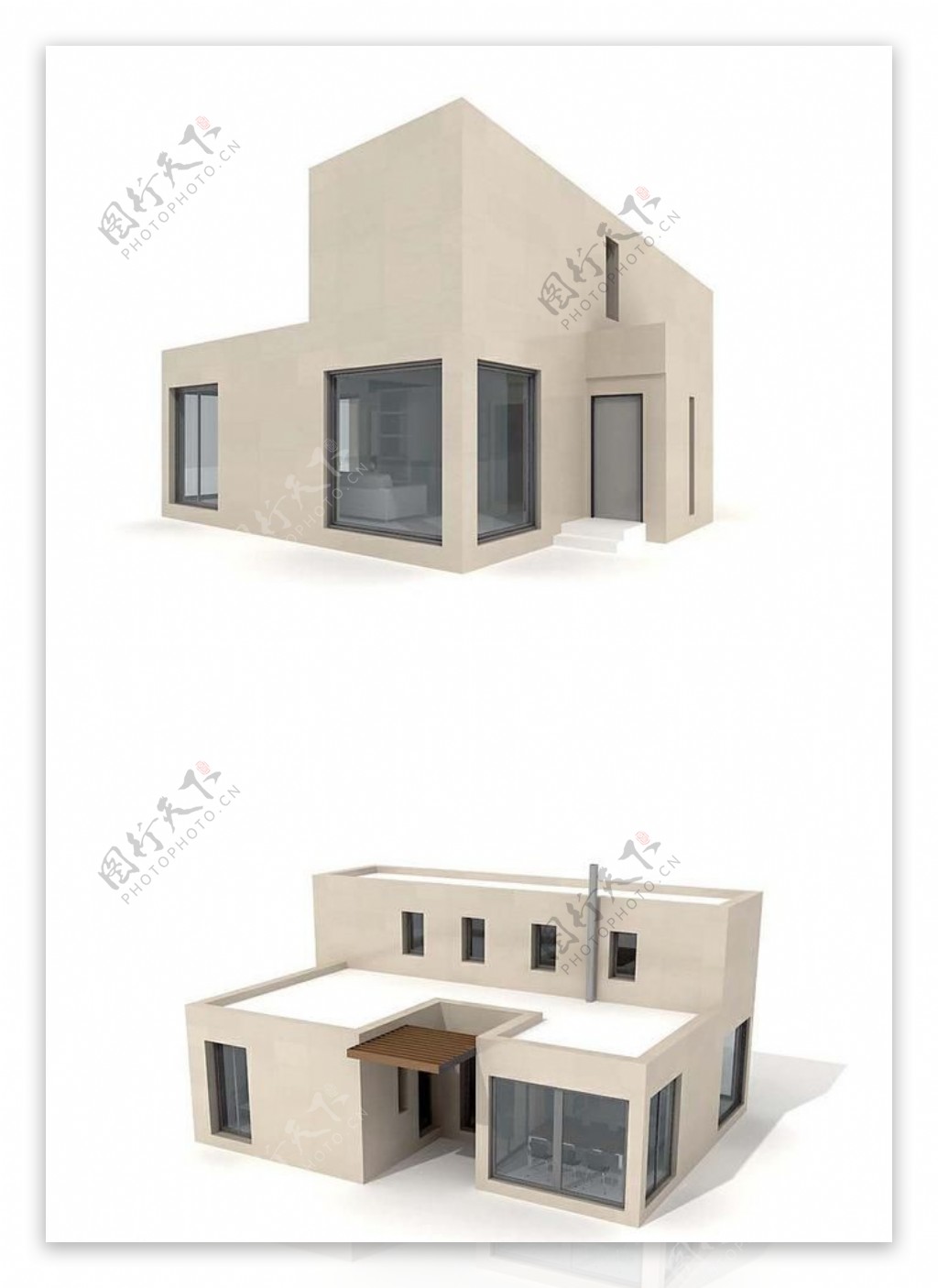 住宅模型别墅模型图片