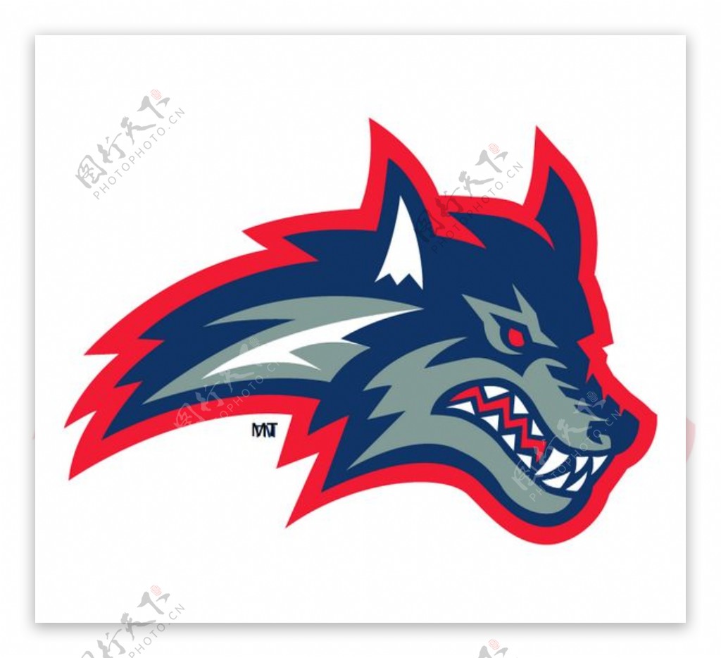 StonyBrookSeawolves2logo设计欣赏StonyBrookSeawolves2大学体育队标志下载标志设计欣赏