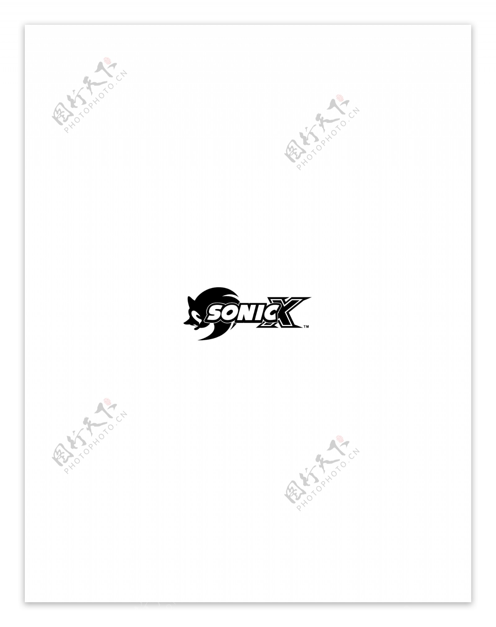 SonicXAnimelogo设计欣赏SonicXAnime卡通片标志下载标志设计欣赏