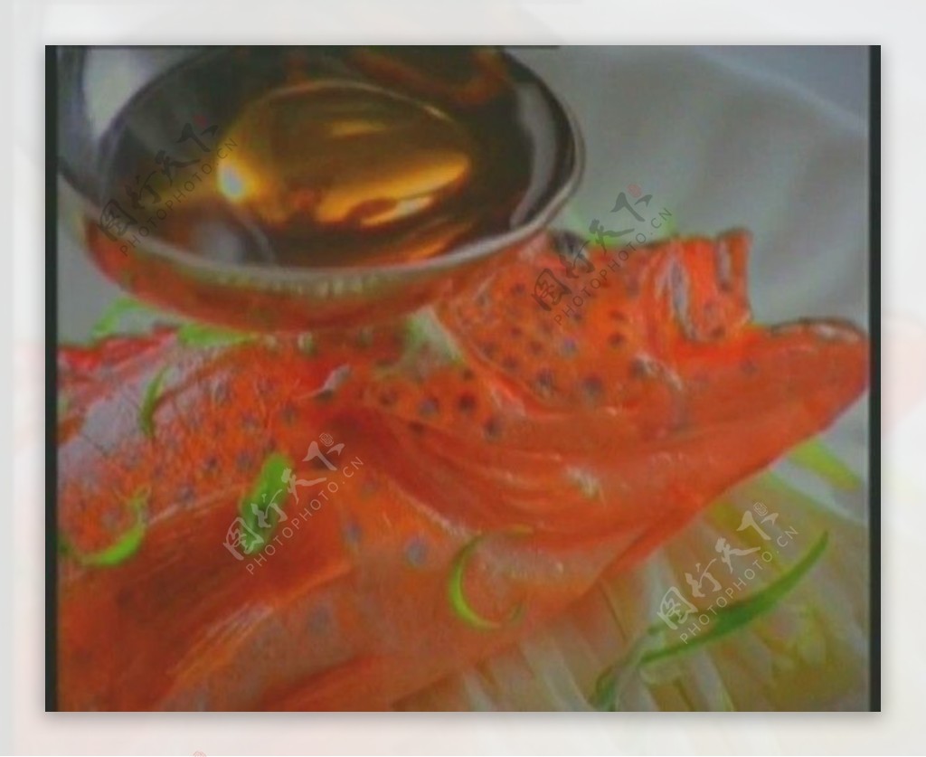 红烧鱼制作视频素材下载