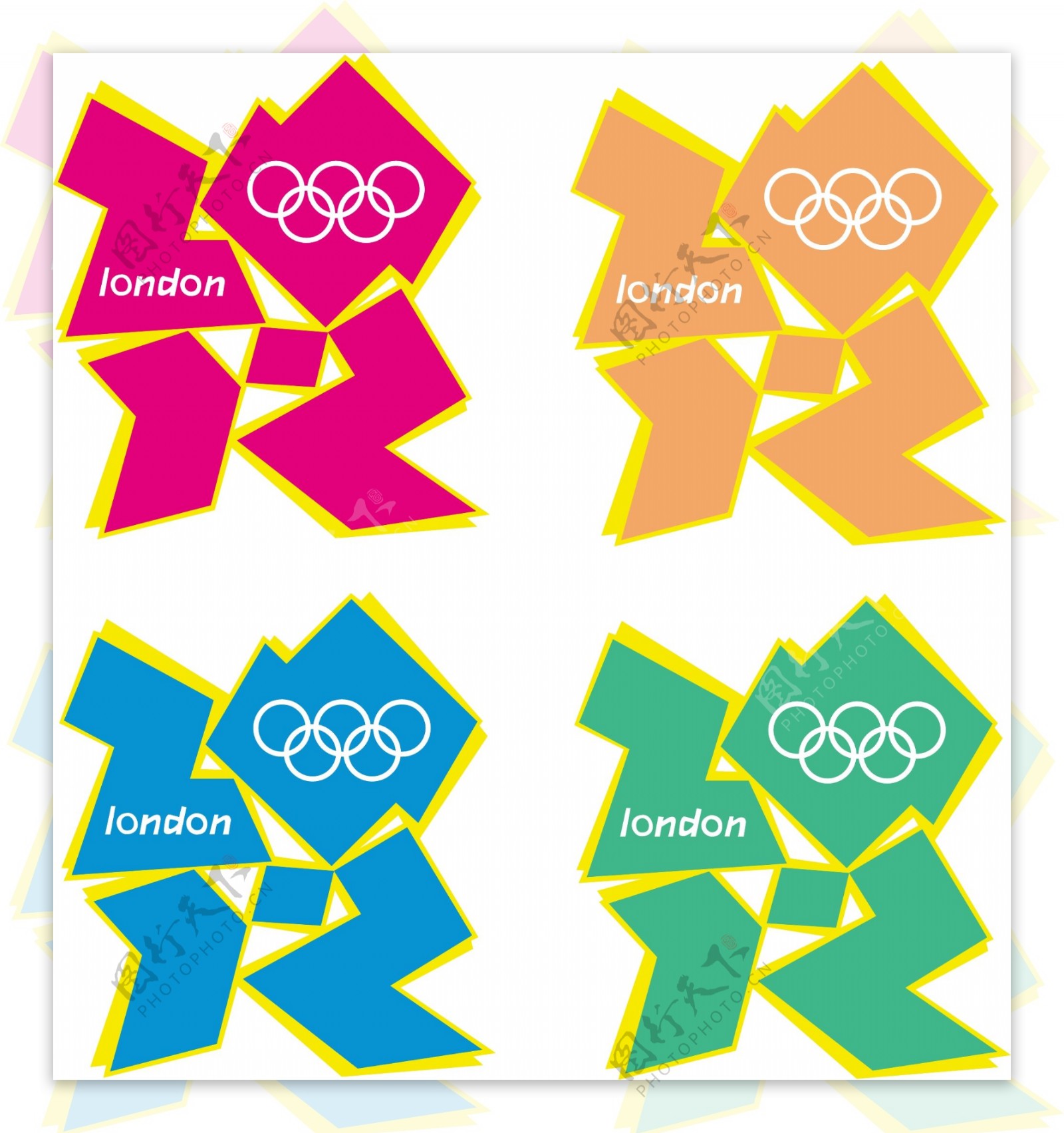 矢量2012伦敦奥运会会徽