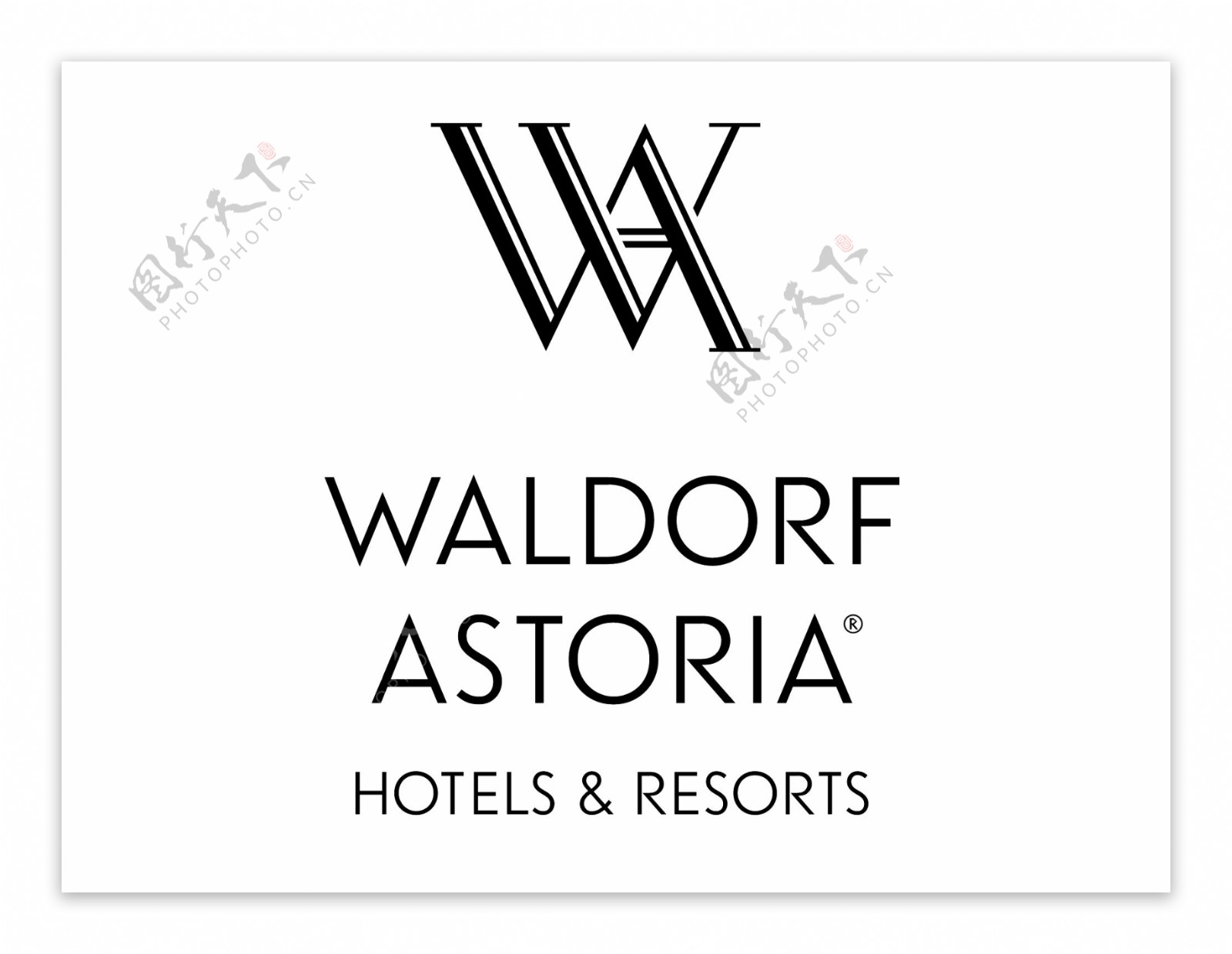 华尔道夫酒店logo图片