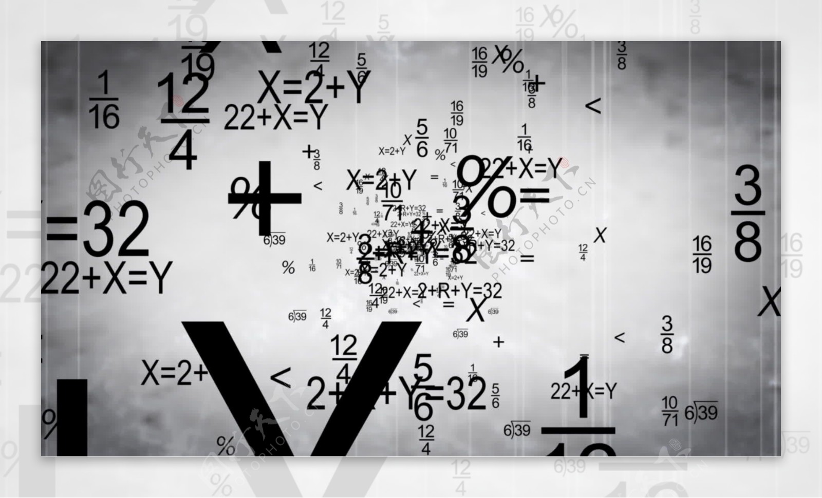 忙碌的数学背景运动视频免费下载