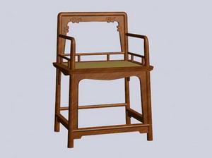 中式椅子3d模型家具图片素材25