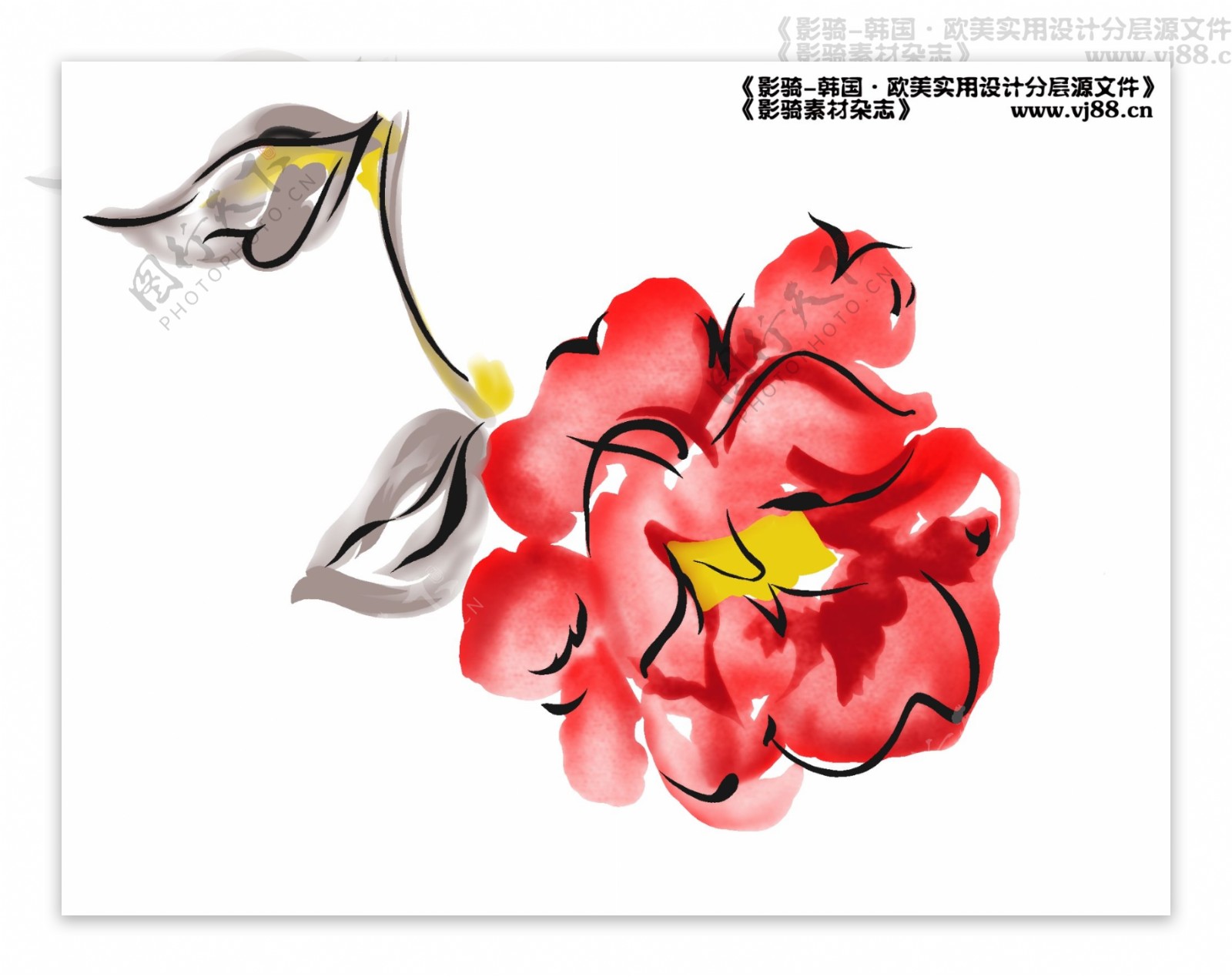 背景底纹花纹彩色花朵瓷器背景影骑韩国实用设计分层源文件PSD源文件