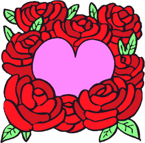 浪漫情人节玫瑰矢量图001
