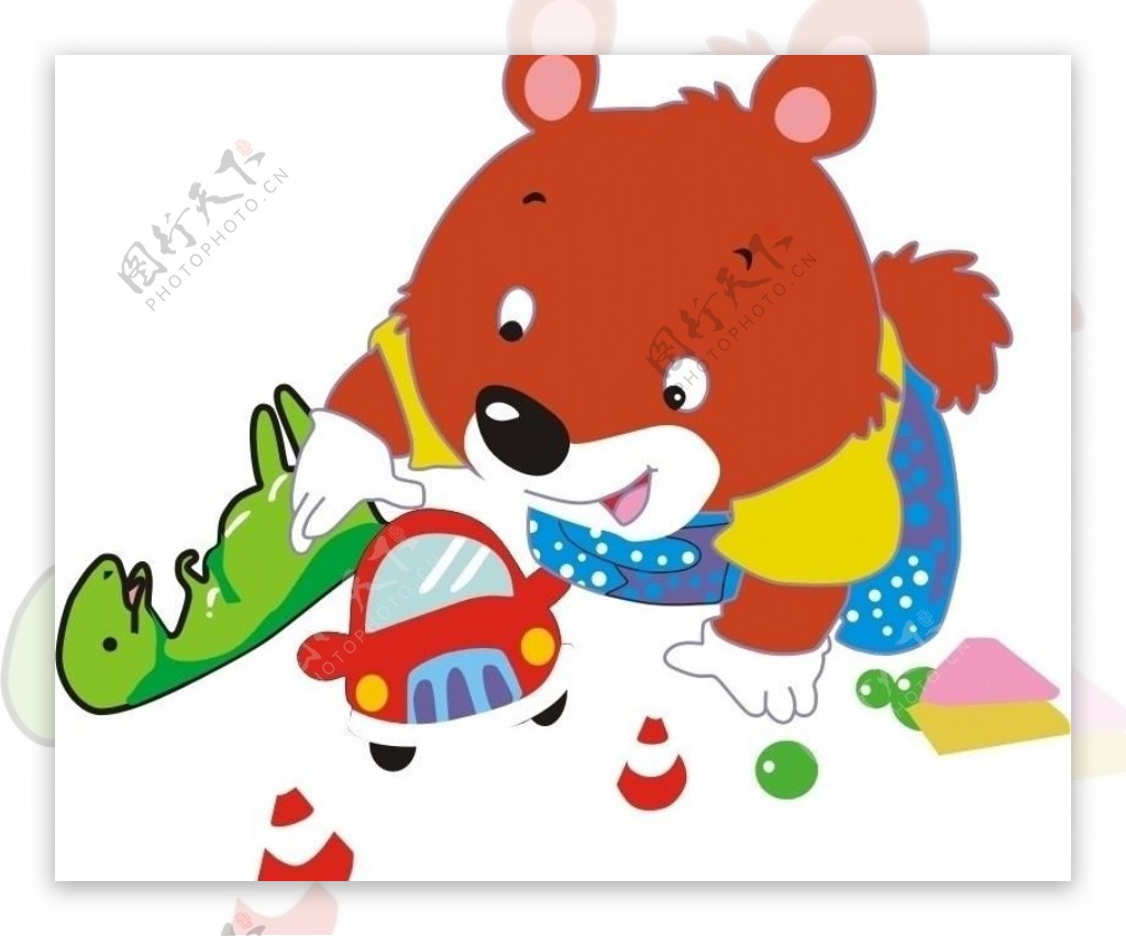 小熊玩玩具图片