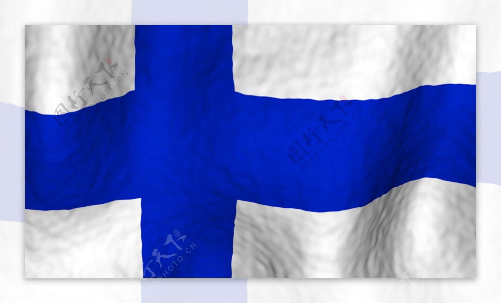 芬兰国旗运动背景