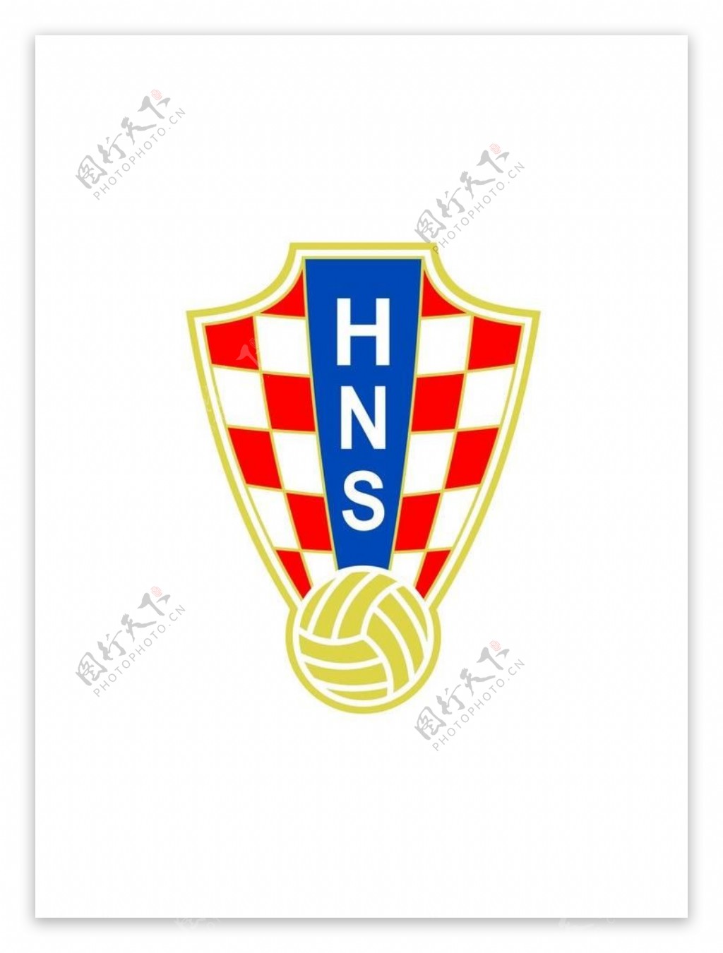 世界部分国家足球队队徽之克罗地亚图片