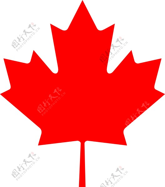 加拿大叶剪贴画国旗