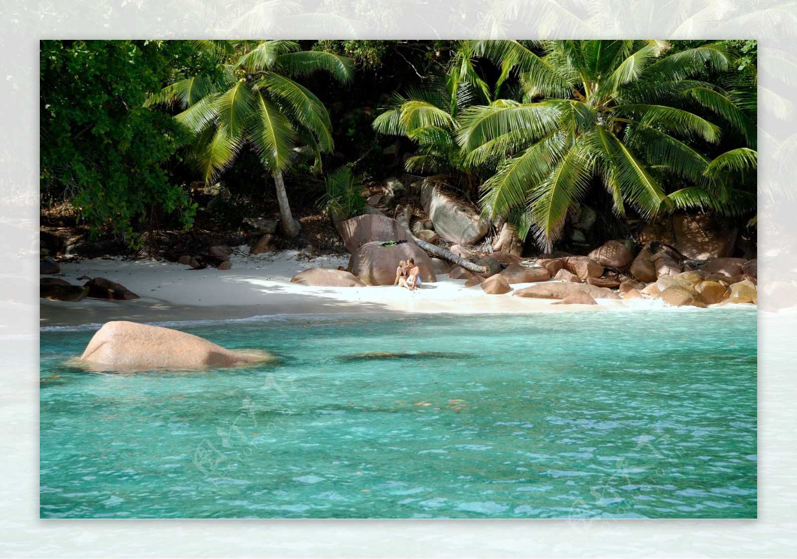 塞舌尔海岛风景图片