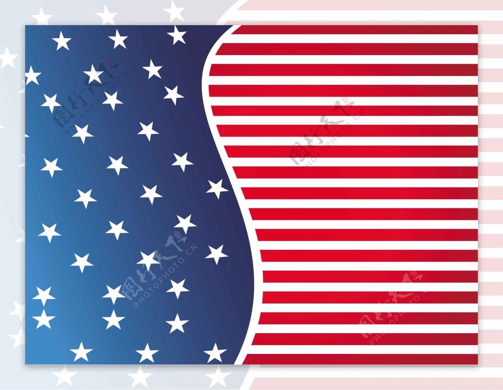 美国国旗的背景