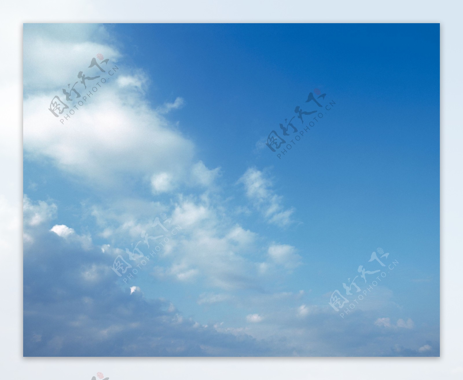风清云淡摄影自然景观天空云彩蓝天白云天空背景图片