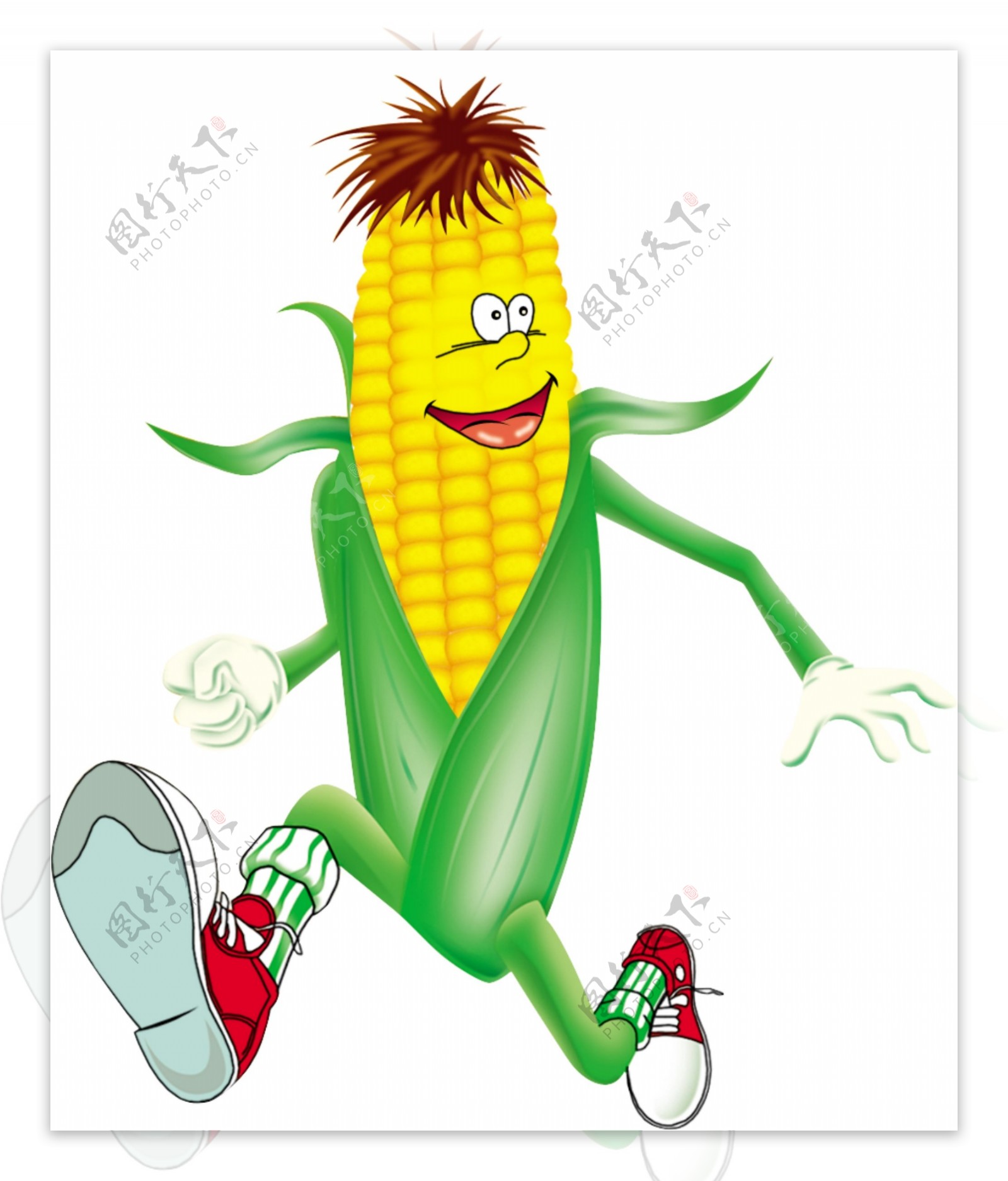 卡通玉米图片素材-编号08588842-图行天下