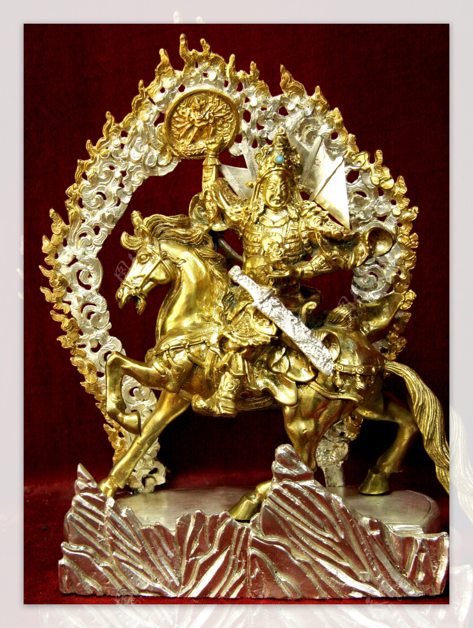 藏族金属铸造图片
