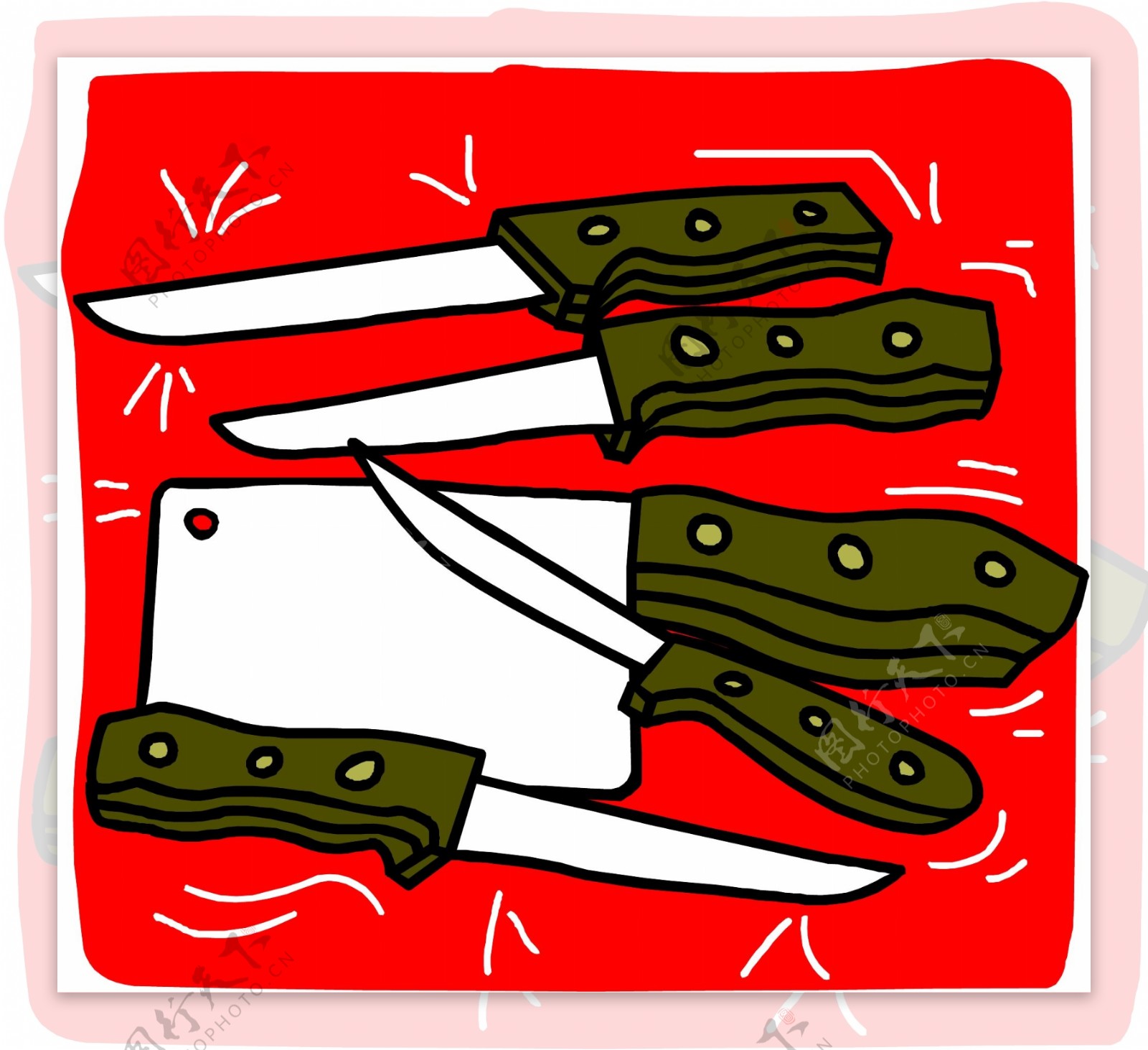 锅具筷子厨房刀具
