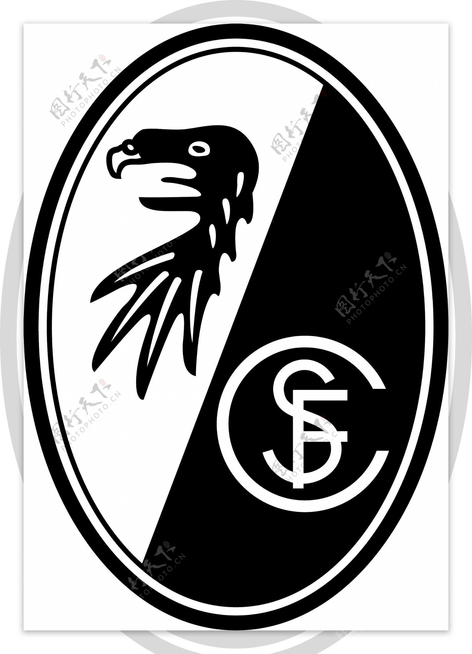 弗赖堡足球俱乐部徽标图片