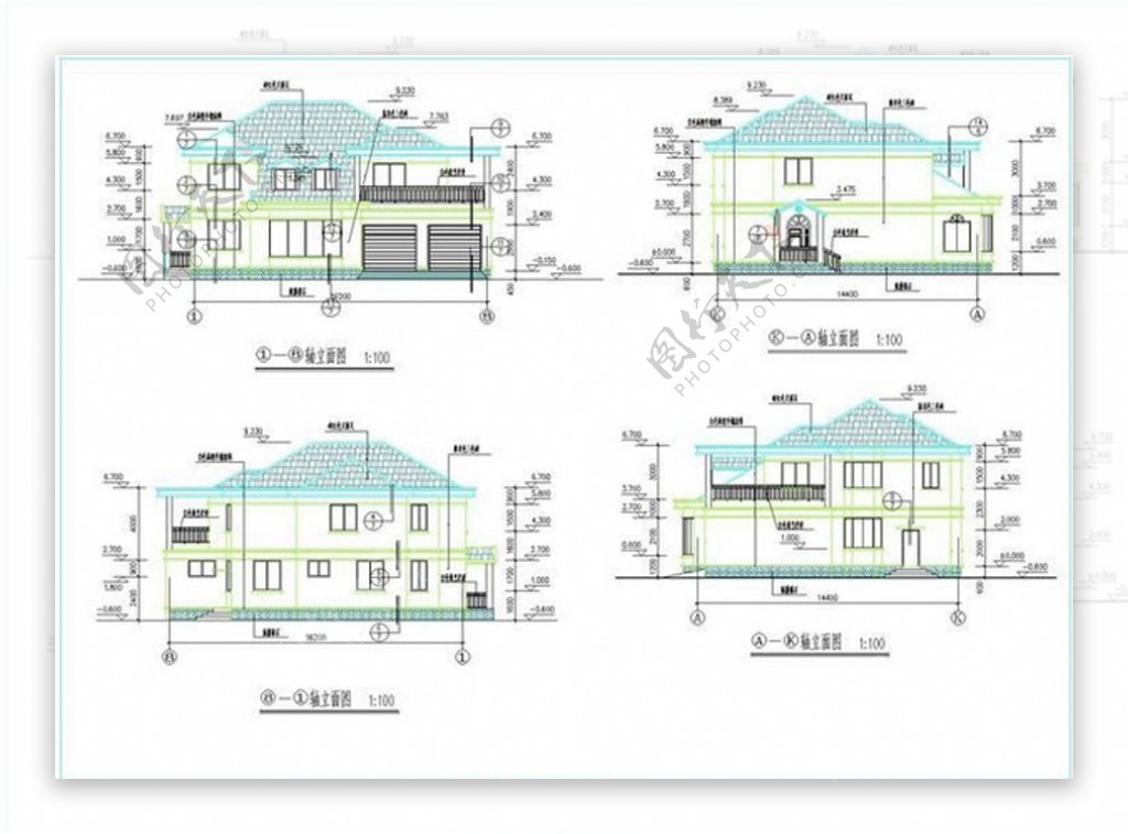 住宅自建房CAD图