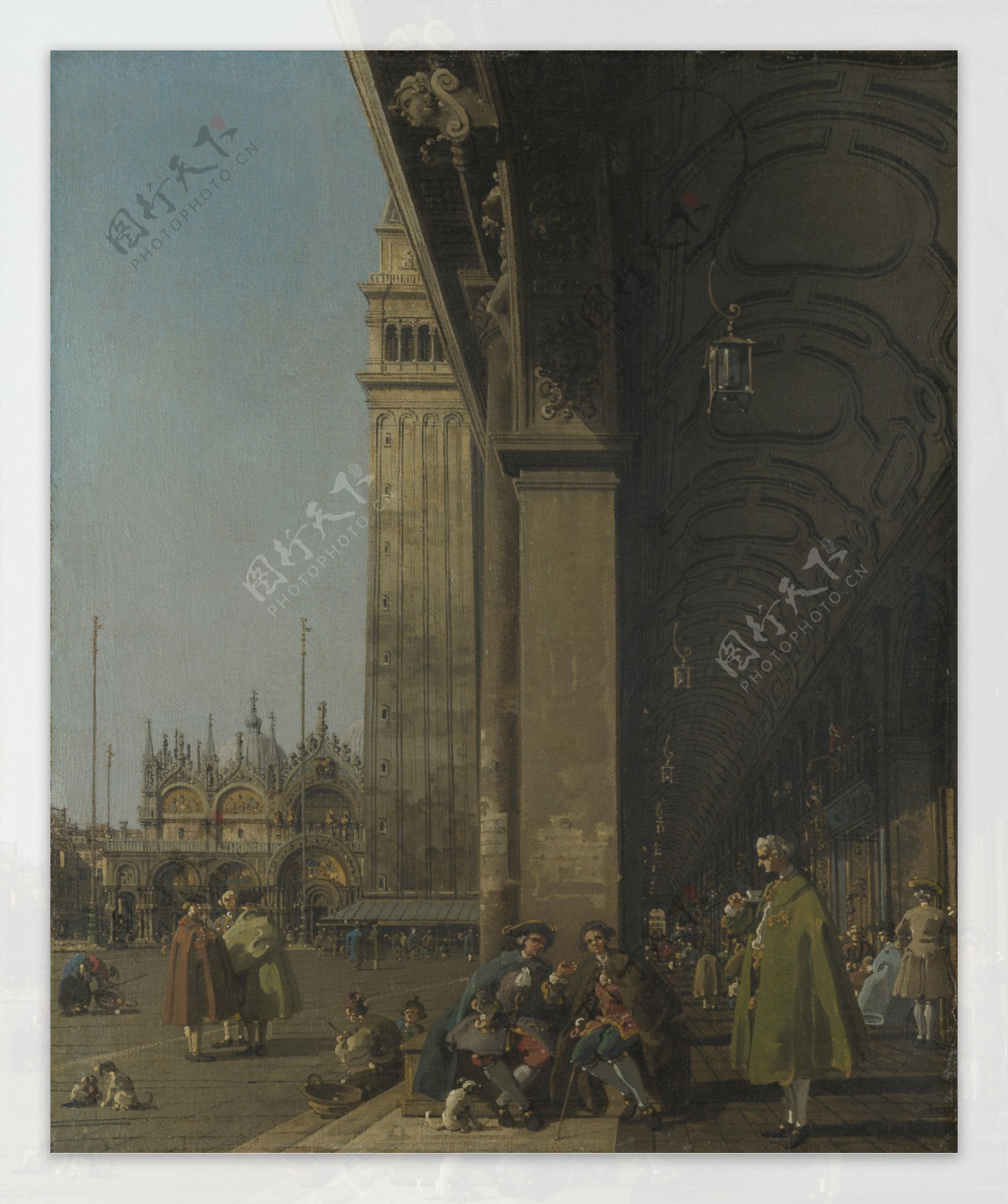 CanalettoVeniceThePiazzaSanMarco画家古典画古典建筑古典景物装饰画油画
